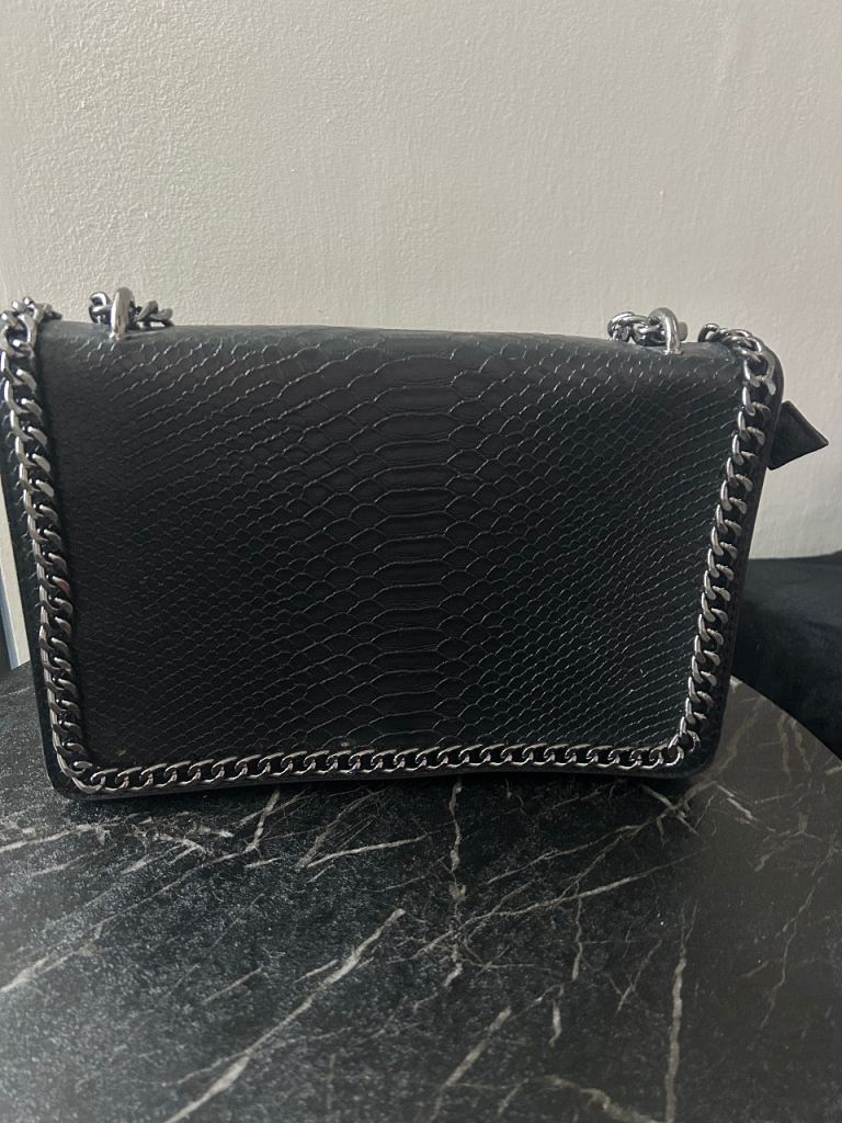 I saw it first large black shoulder bag 