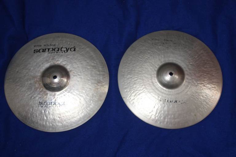 Istanbul Mehmet Samatya Series 14in Hi Hat Cymbals (Cost £383 New) Top 1132g Bottom 1307g ~ £225 ono