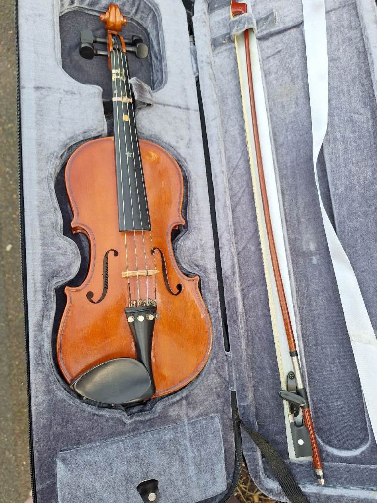 Violin with case, for children