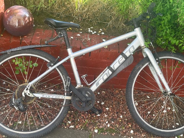 Carrera Mountain Bike - Silver, Fair Condition