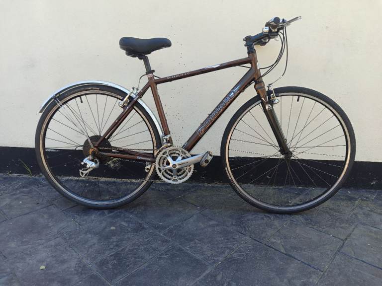 Pinnacle Borealis 3.0 Mens Hybrid Bike - Shimano Sora, Mudguards, Memory Foam Saddle