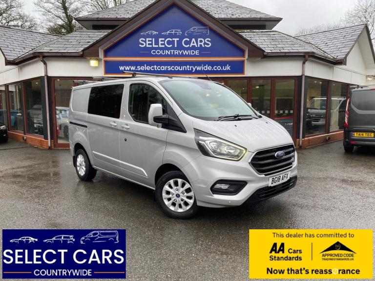 2018 Ford Transit Custom 2.0 300 EcoBlue Limited Crew Van Double Cab 5dr Diesel