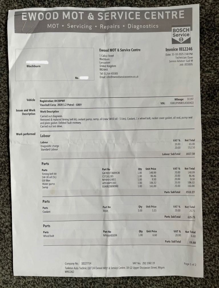 Vauxhall Corsa 1.2 Turbo SRi Premium – Moonstone Grey (2020, 32k miles) Manual – Petrol – 5 doors