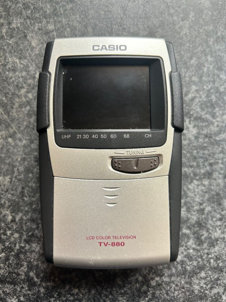 Casio TV-880 Portable LCD Colour Television – Good Condition