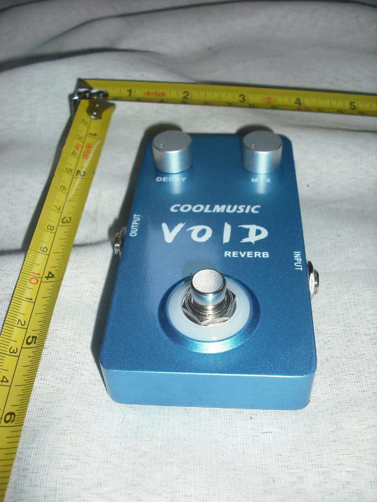 Coolmusic Void reverb pedal reverberation effect plate cool music guitar fx verb