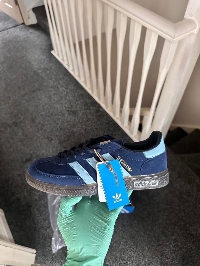 Adidas Handball Spezial Navy Blue Trainers BNIB UK 6 Gum Sole