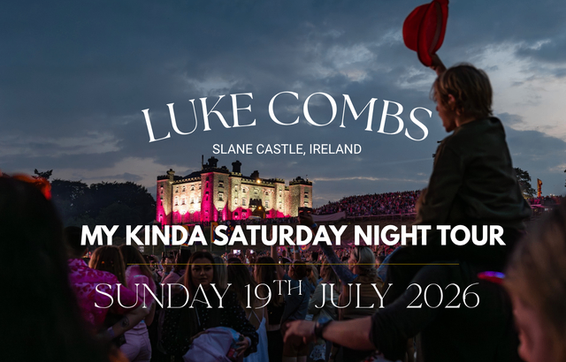 Luke Combs Slane Castle Ireland Tour Ticket - Sunday 19th July 2026