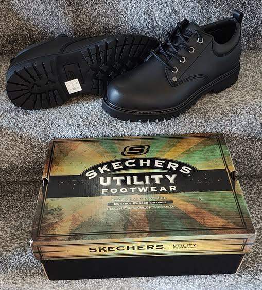 Skechers TOM CATS, Men's Ankle Boots, Black (Black Bol), 9 UK (43 EU)