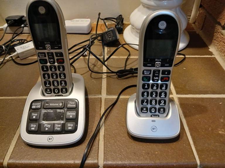 BT Cordless Home Phones with Answering Machine – Good Condition