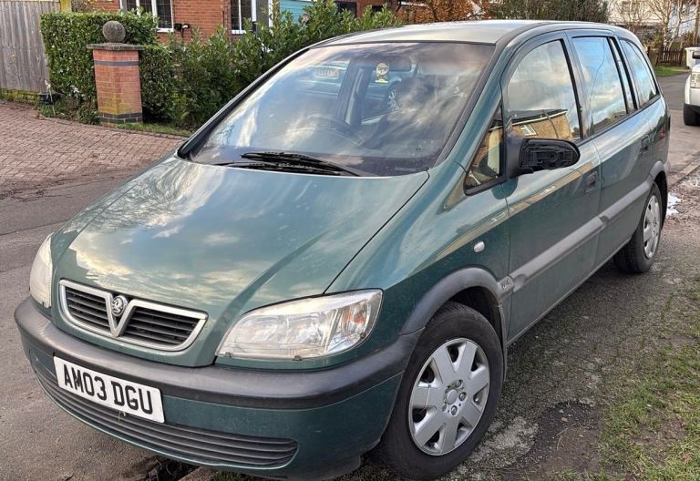 Vauxhall, ZAFIRA, MPV, 2003, Manual, 1598 (cc), 5 doors