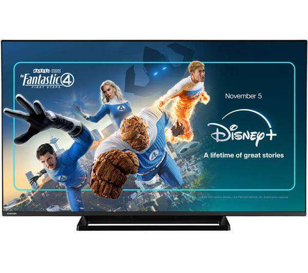 TOSHIBA Fire TV 50UF3F53DB 50" Smart 4K Ultra HD HDR LED TV with Amazon Alexa 