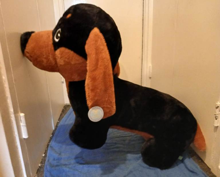 GIANT 100cm Loveable Creations Sausage Dog Plush – Like New