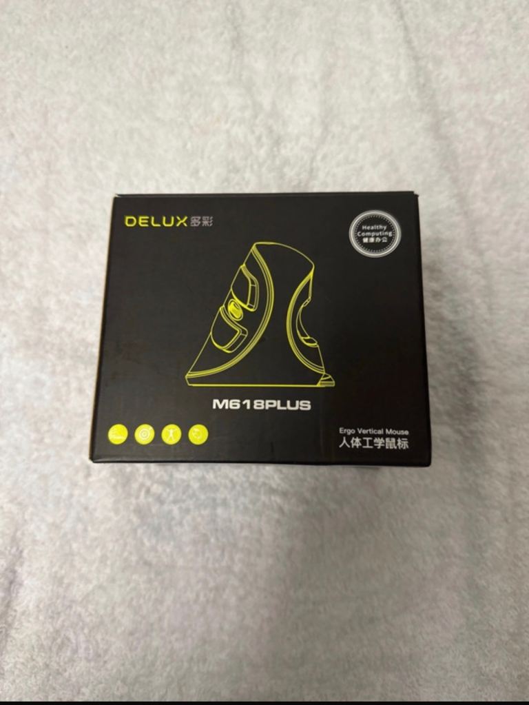 DELUX M618PLUS Vertical Mouse RGB – Brand New