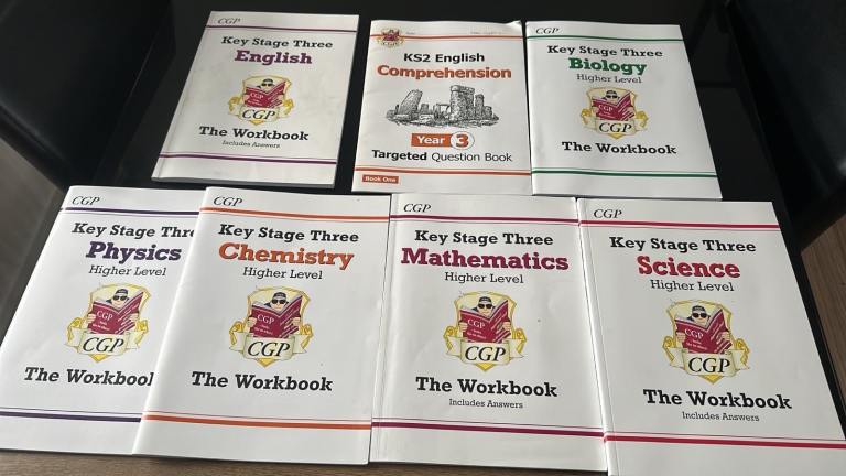CGP Key Stage 3 and KS2 Workbooks 
