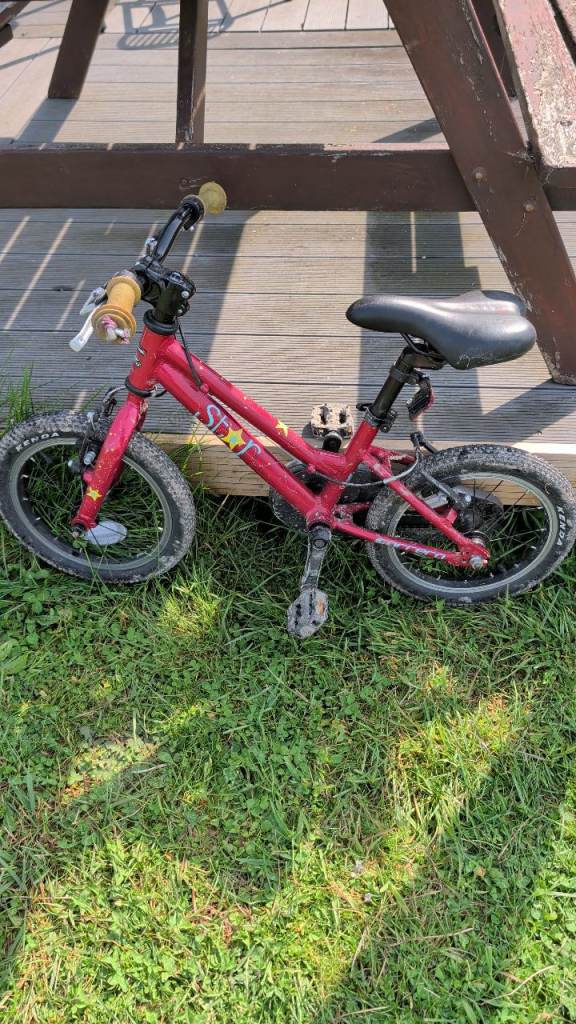 Carrera kids star bike 14 inch wheels.