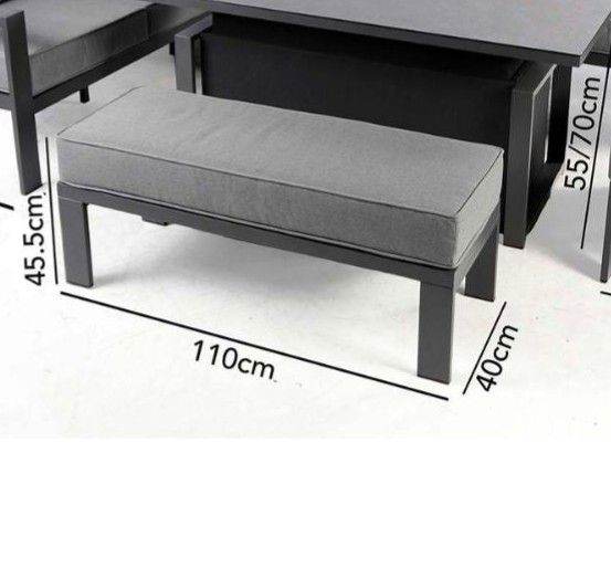 Supremo Melbury garden 2-seater stools. New boxed.