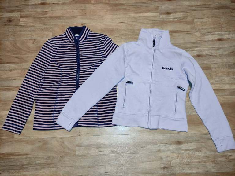 2 x jumper cardigans, ladies fleece (Bench, TU) 