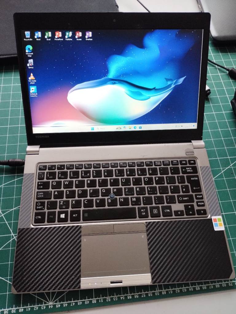 Windows 11, FULL MICROSOFT OFFICE, 8GB RAM, i5, 128GB SSD,  Backlit Keys, HDMI Toshiba laptop,