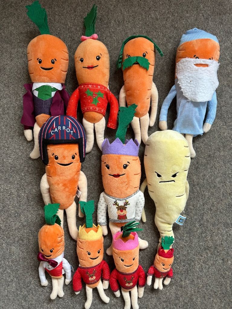 Kevin The Carrot Soft Toys x 11