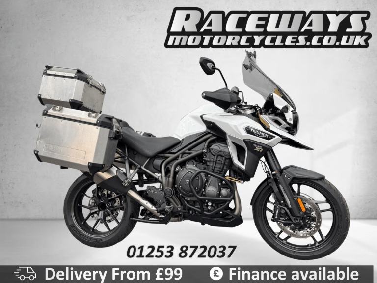 TRIUMPH TIGER EXPLORER XR 2016 65 REG 15,518 MILES WHITE USED MOTORCYCLE 1215CC