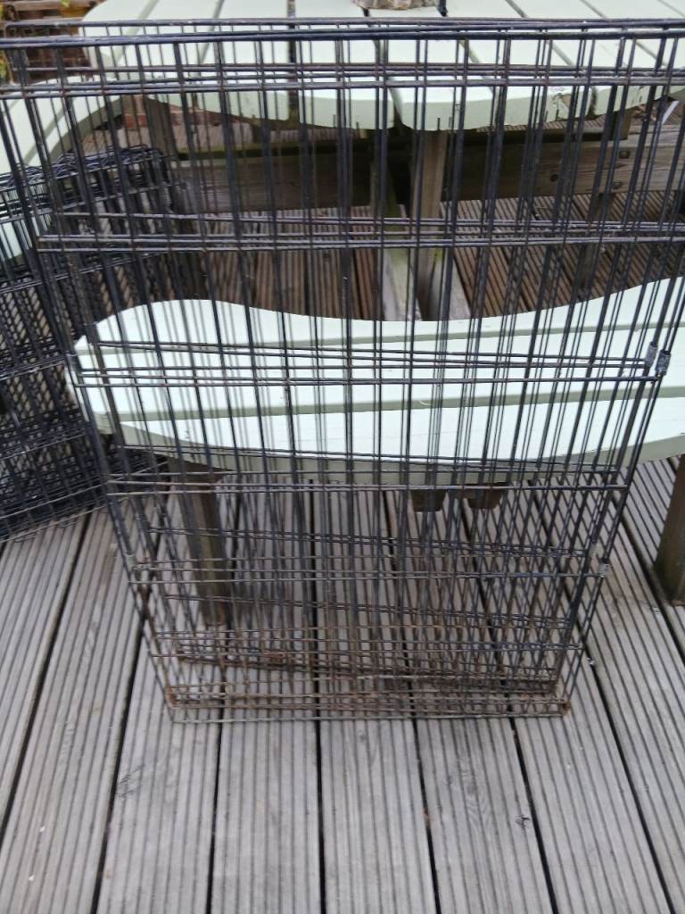 Metal Wire Garden fencing, Good Condition, some surface rust.