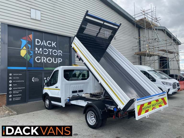 75 Reg Ford Transit L2 Steel Tipper, Air Con, Tow Bar, Dual Rear Wheels