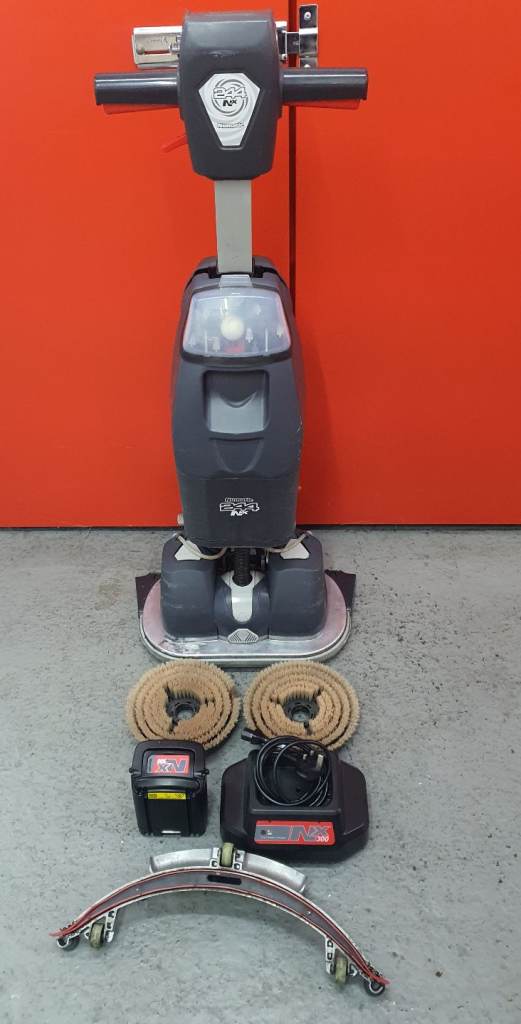 Numatic nuc244nx cordless professional floor scrubber dryer workshop gym shop floor cleaner