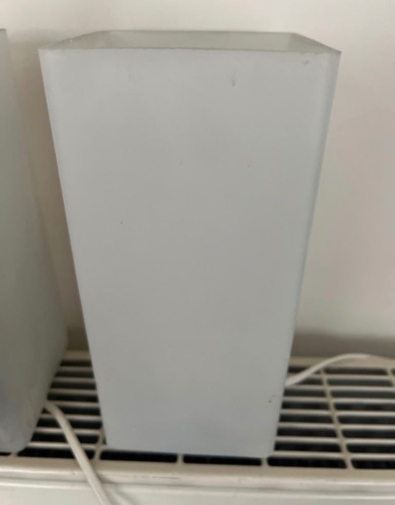 Free 2 IKEA glass lamps