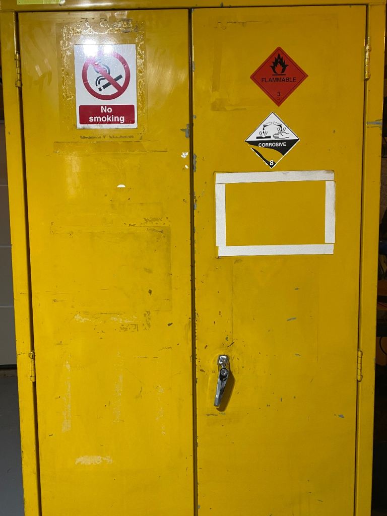 Yellow locker