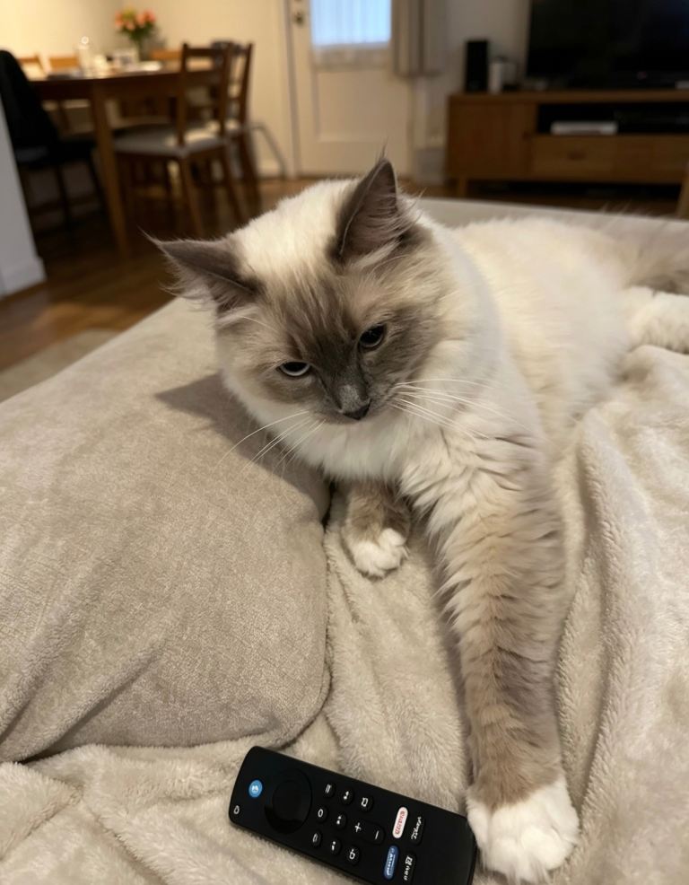 Beautiful 1-Year-Old Ragdoll Cat Looking for home.