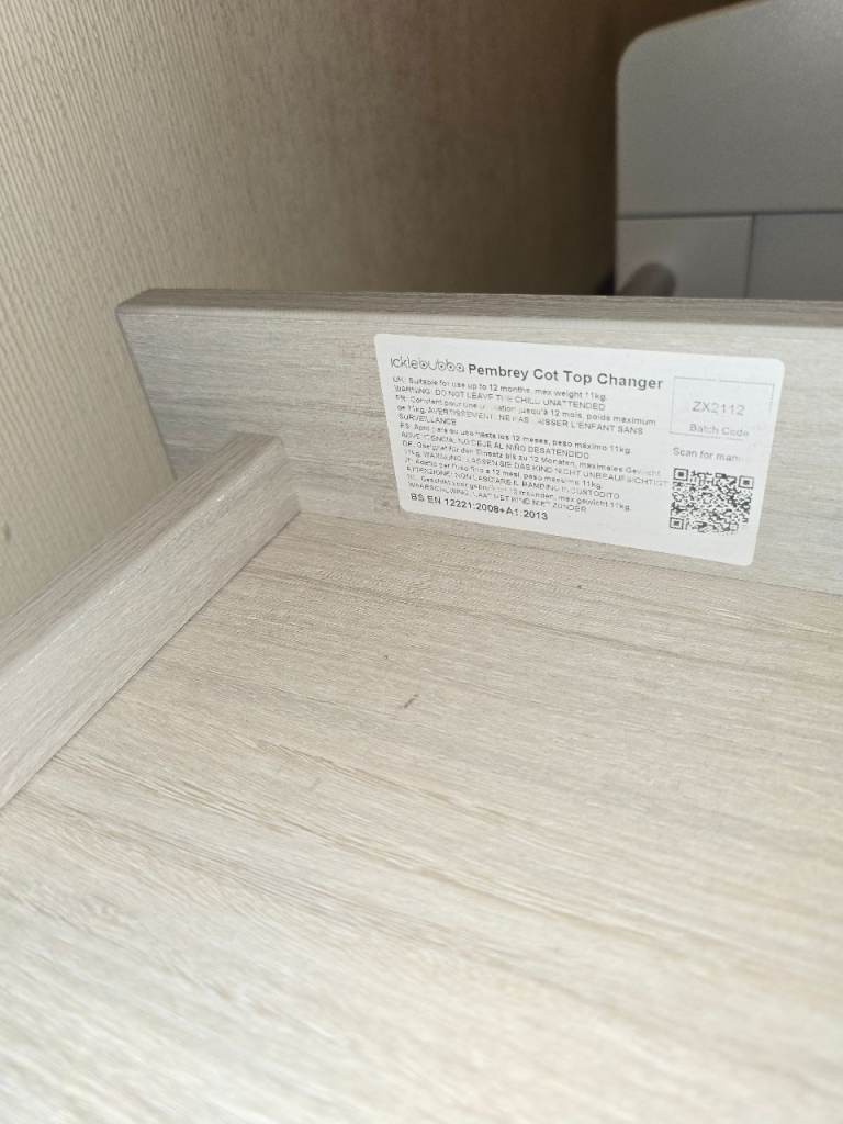Ickle Bubba Pembrey Cot Top Changer