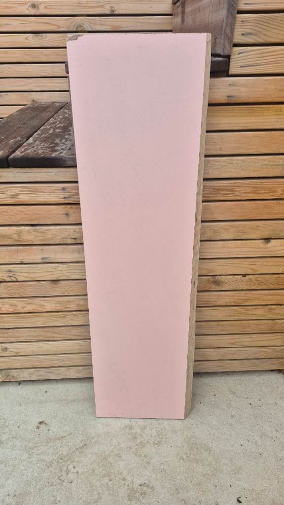 Good Size Pink MDF Offcut for DIY or Craft Projects