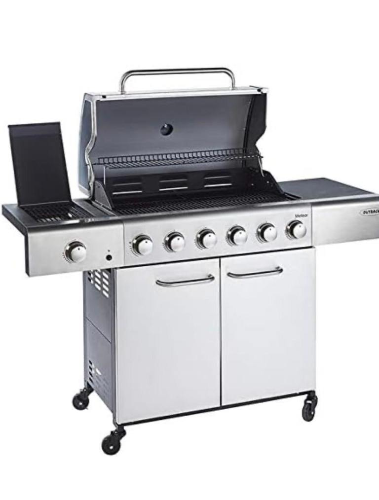 Outback Meteor Stainless Steel 6 burner gas barbecue / BBQ