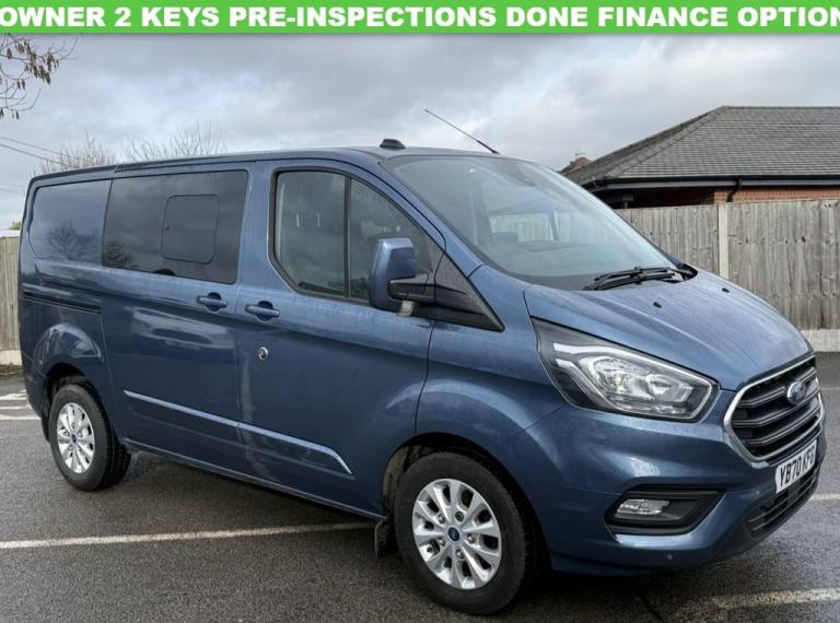 2020 Ford Transit Custom 2.0 320 EcoBlue Limited Crew Van Double Cab 5dr Diesel Manual L1 H1 Euro...