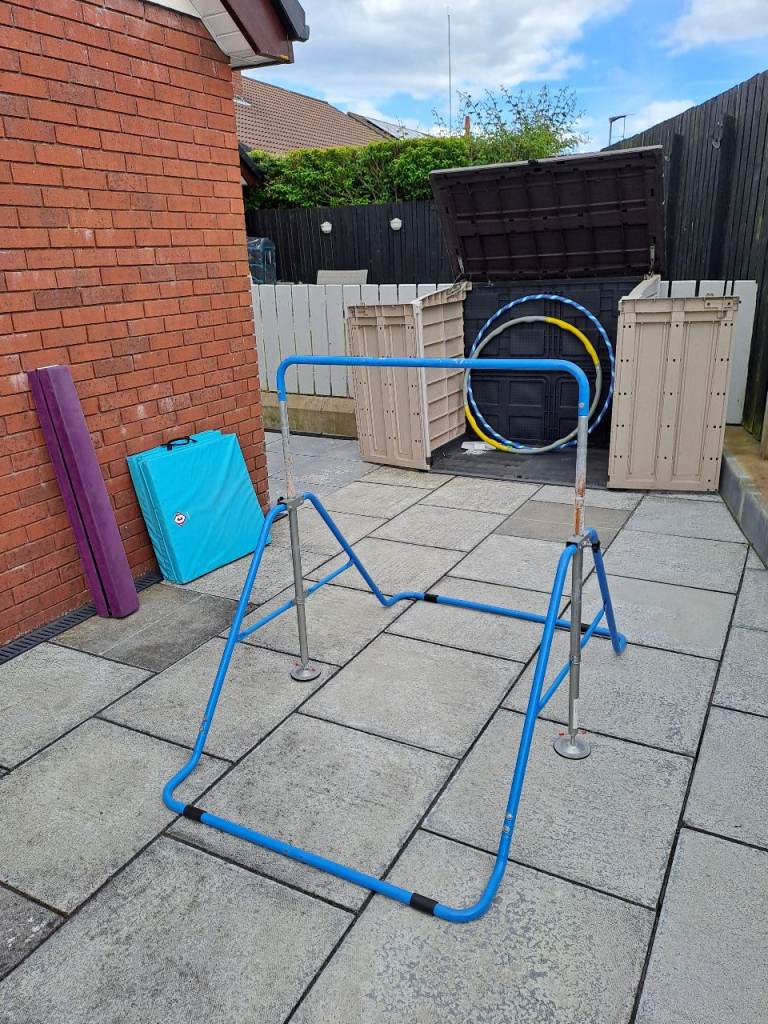 Gymnastic bar, beam and mat