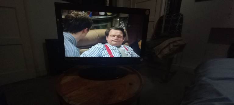 Flat screen DVD TV