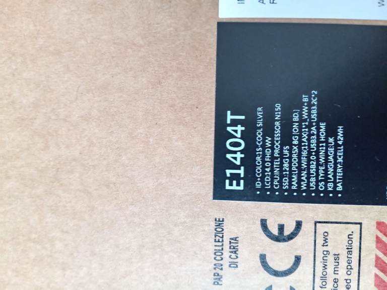 ASUS Vivobook E1404T Laptop – Brand New & Sealed