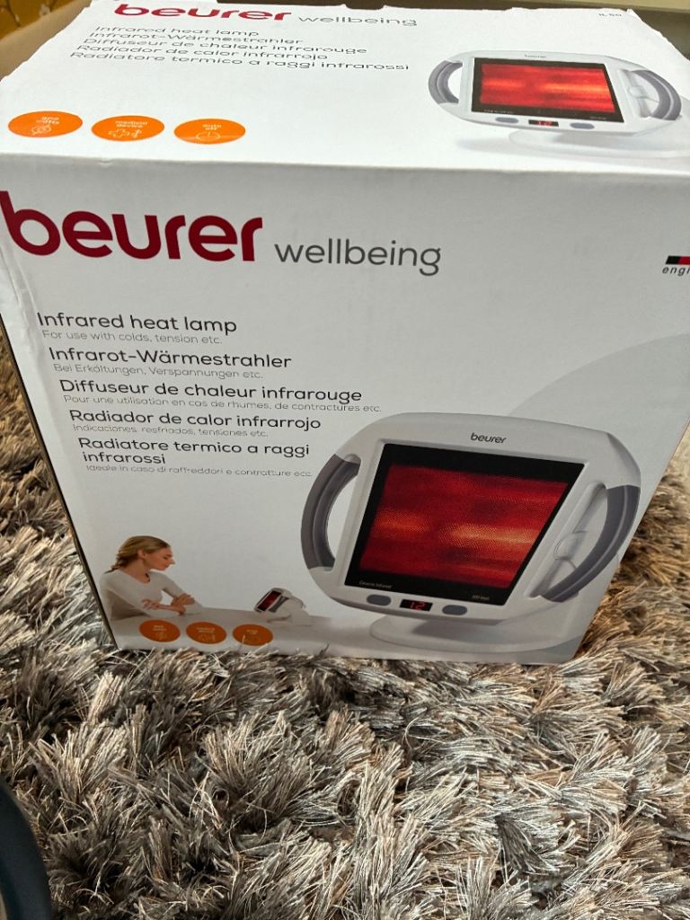 Beurer  wellbeing infrared heat lamp &  goggles