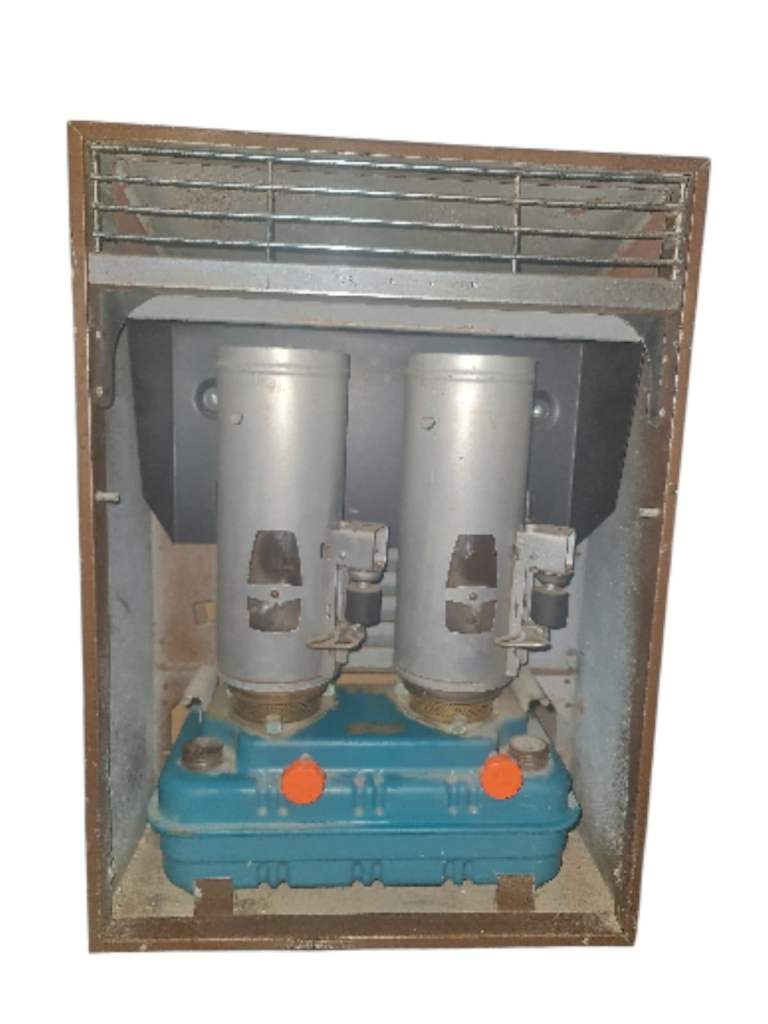 VINTAGE VALOR VALMIN Twin Burner Paraffin Heater Retro Shed/Greenhouse Untested