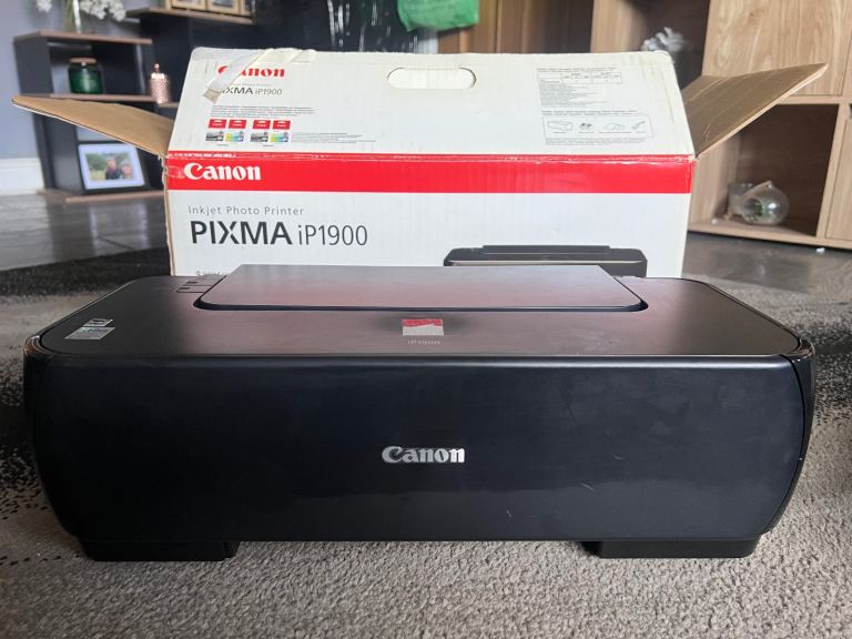 CANON PIXMA IP1900 INKJET PHOTO PRINTER USB  BLACK