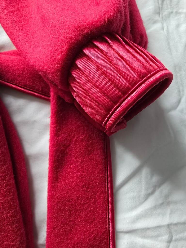 Dressing gown deep maroon/pinkish