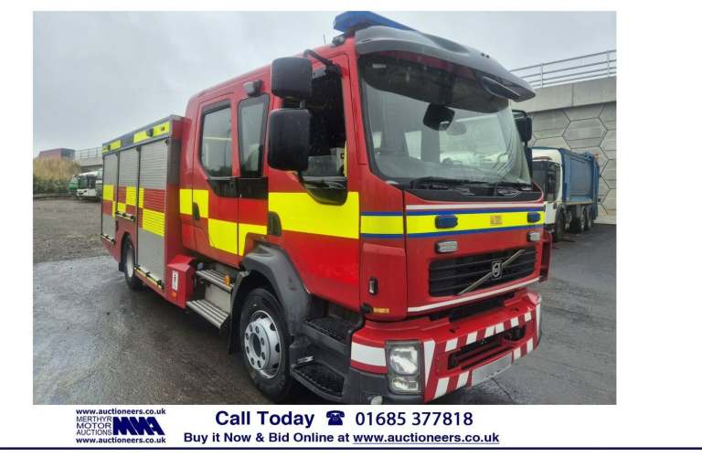 2010 Volvo FL 260 4X2 AUTO 15 TON 6 SEAT CREW CAB FIRE TENDER. -------------------------- NA Dies...