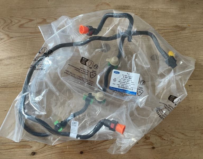 Genuine Ford Transit Custom Ranger Fuel Injector Return Leakoff Pipe 2.0 Diesel 226798 KK2Q-9K022-AA