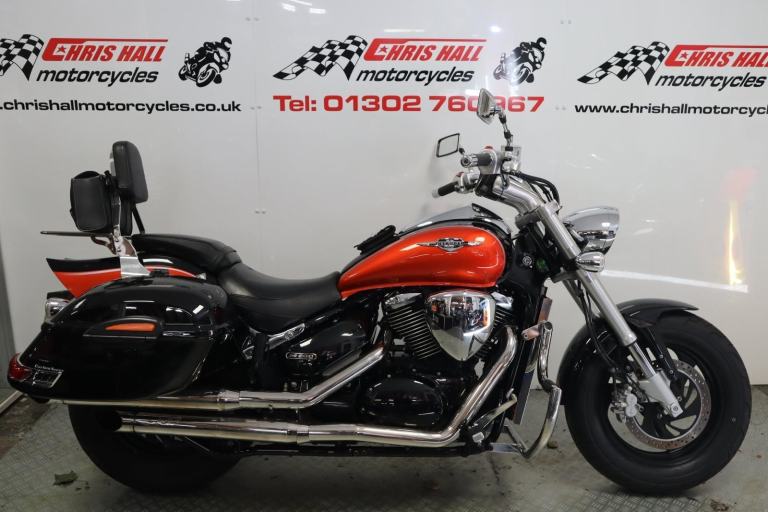 2011 Suzuki VZ800 with luggage. 