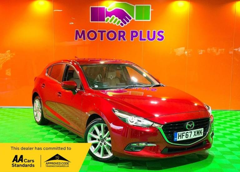 2017 67 MAZDA MAZDA3 2.0 SKYACTIV-G SPORT NAV HATCHBACK 5DR PETROL AUTO EURO 6 (