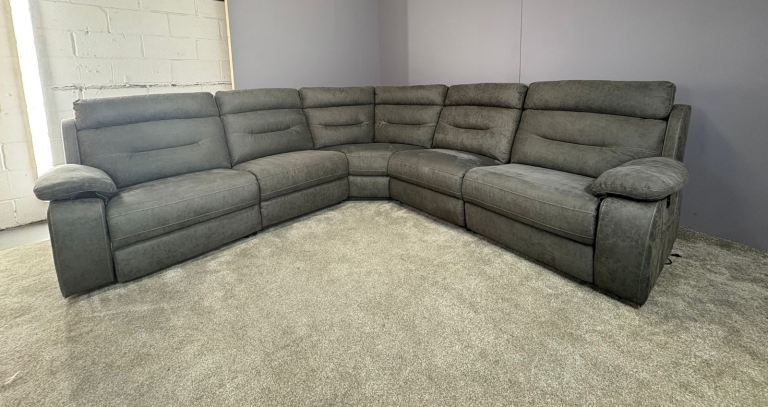 Large grey DFS electric corner recliner sofa DELIVERY AVAILABLE 