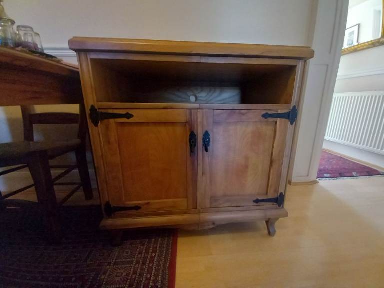 Olive wood cabinet