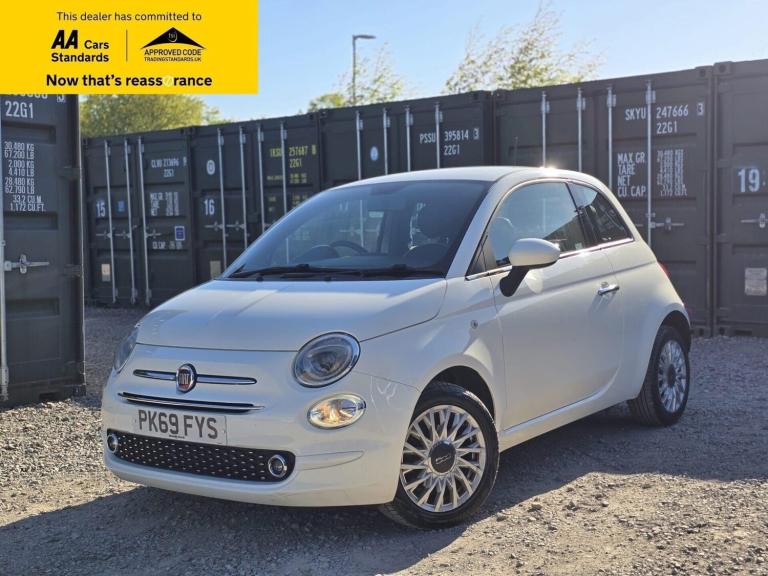 2019 Fiat 500 1.2 Lounge Hatchback 3dr Petrol Dualogic Euro 6 (s/s) (69 bhp) Hatchback Petrol Aut...