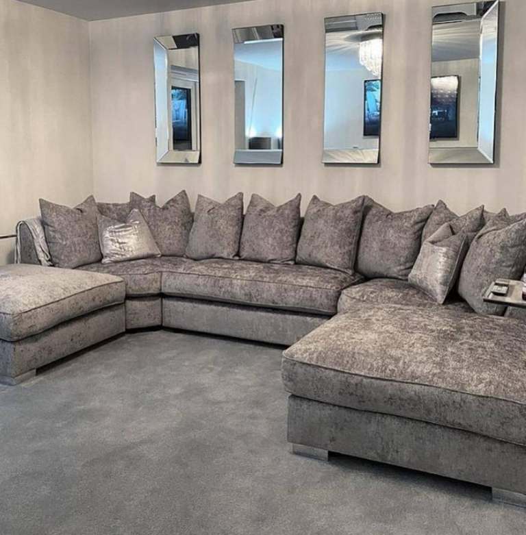 Bishop U Shape Corner Sofa & 3+2 Set🚚Uk Delivery 📑Order Now