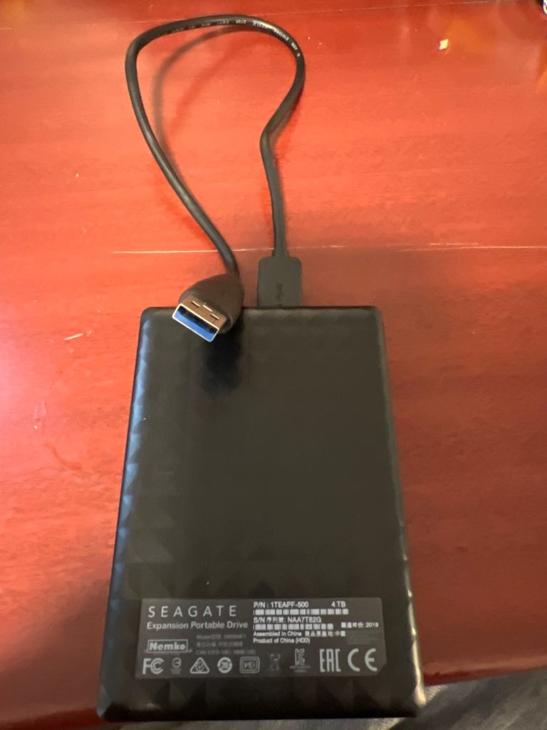 Seagate 4TB External Hard Drive 